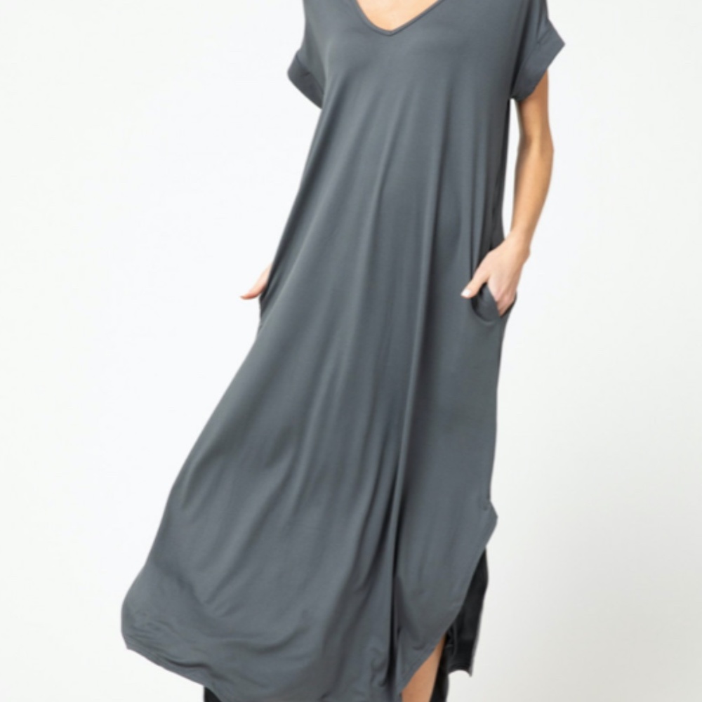 Scoop Neck Maxi Dress